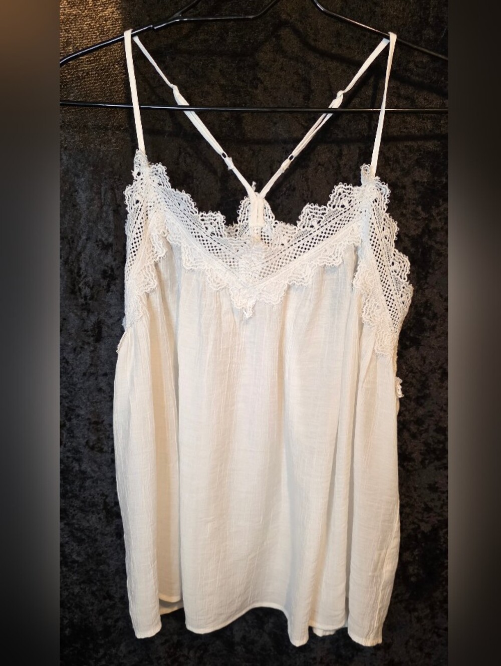 Lace Trim Ivory Camisole Slip - Women Intimates & Sleepwear